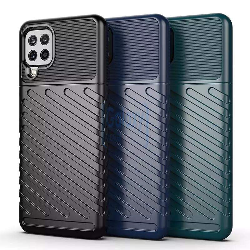 Протиударний чохол бампер для Samsung Galaxy M33 Anomaly Thunder Blue (Синій) Протиударний чохол бампер для Samsung Galaxy M33 Anomaly Thunder Blue (Синій)