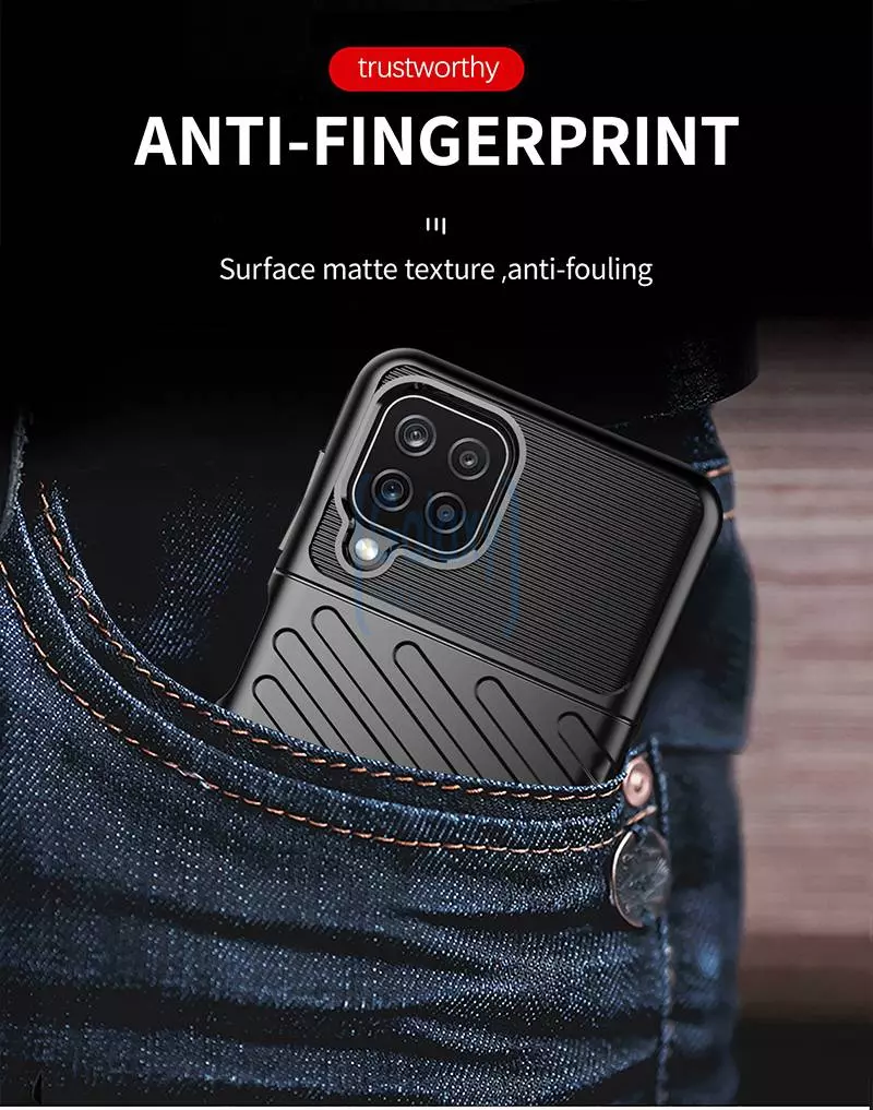 Протиударний чохол бампер для Samsung Galaxy M33 Anomaly Thunder Blue (Синій) Протиударний чохол бампер для Samsung Galaxy M33 Anomaly Thunder Blue (Синій)