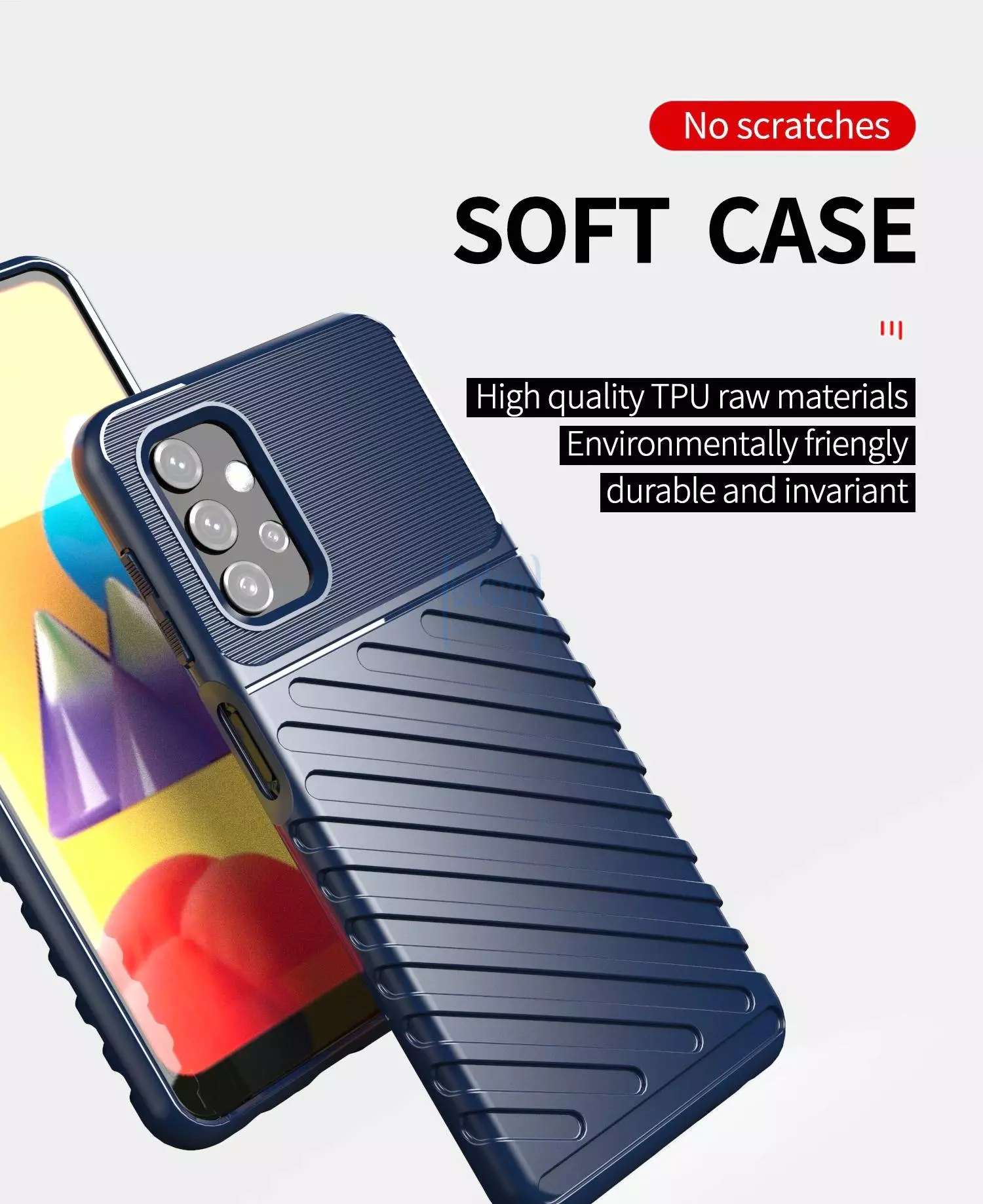 Протиударний чохол бампер для Samsung Galaxy A04s Anomaly Thunder Green (Зелений)