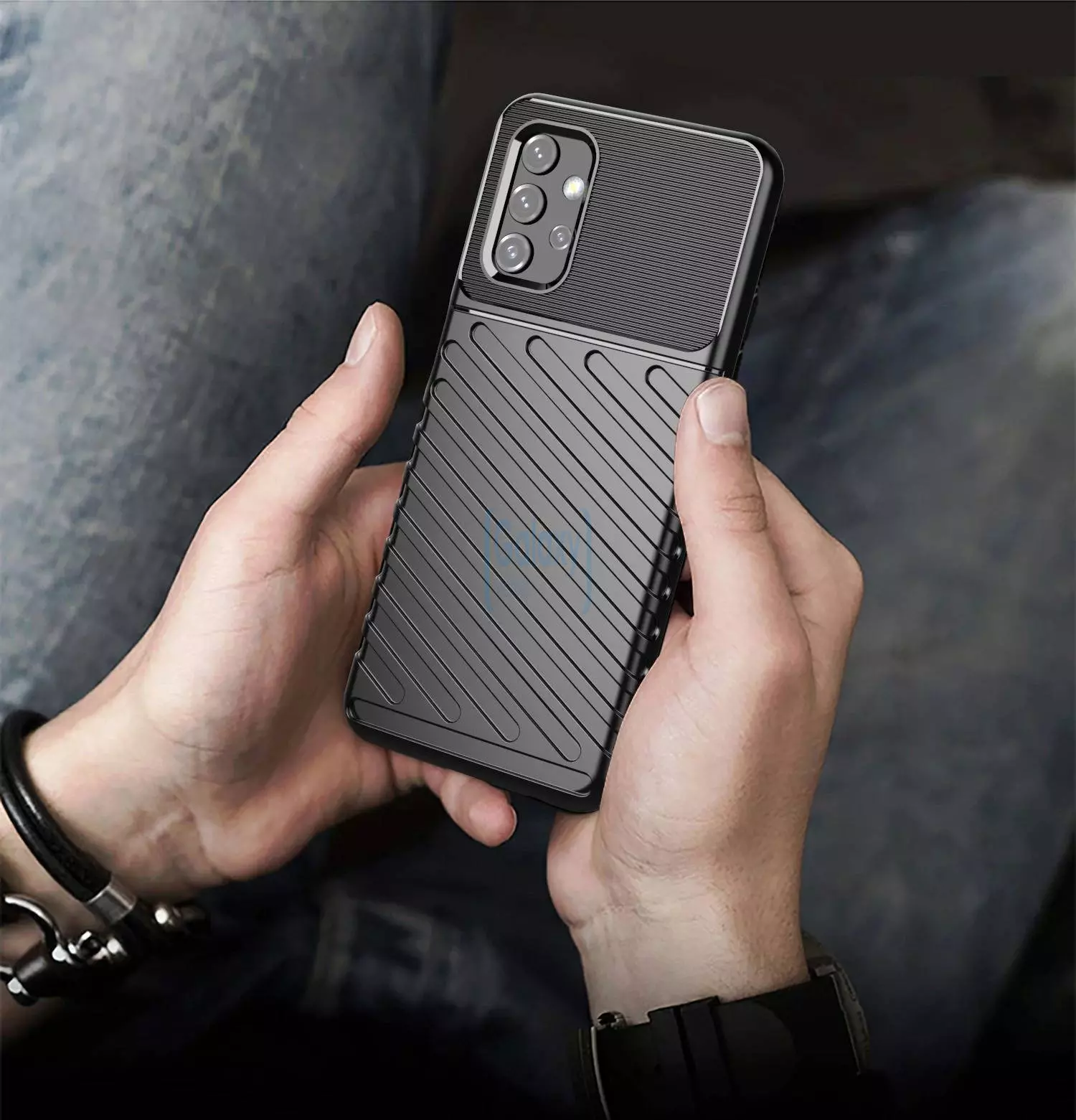 Протиударний чохол бампер для Samsung Galaxy A33 5G Anomaly Thunder Black (Чорний) Протиударний чохол бампер для Samsung Galaxy A33 5G Anomaly Thunder Black (Чорний)