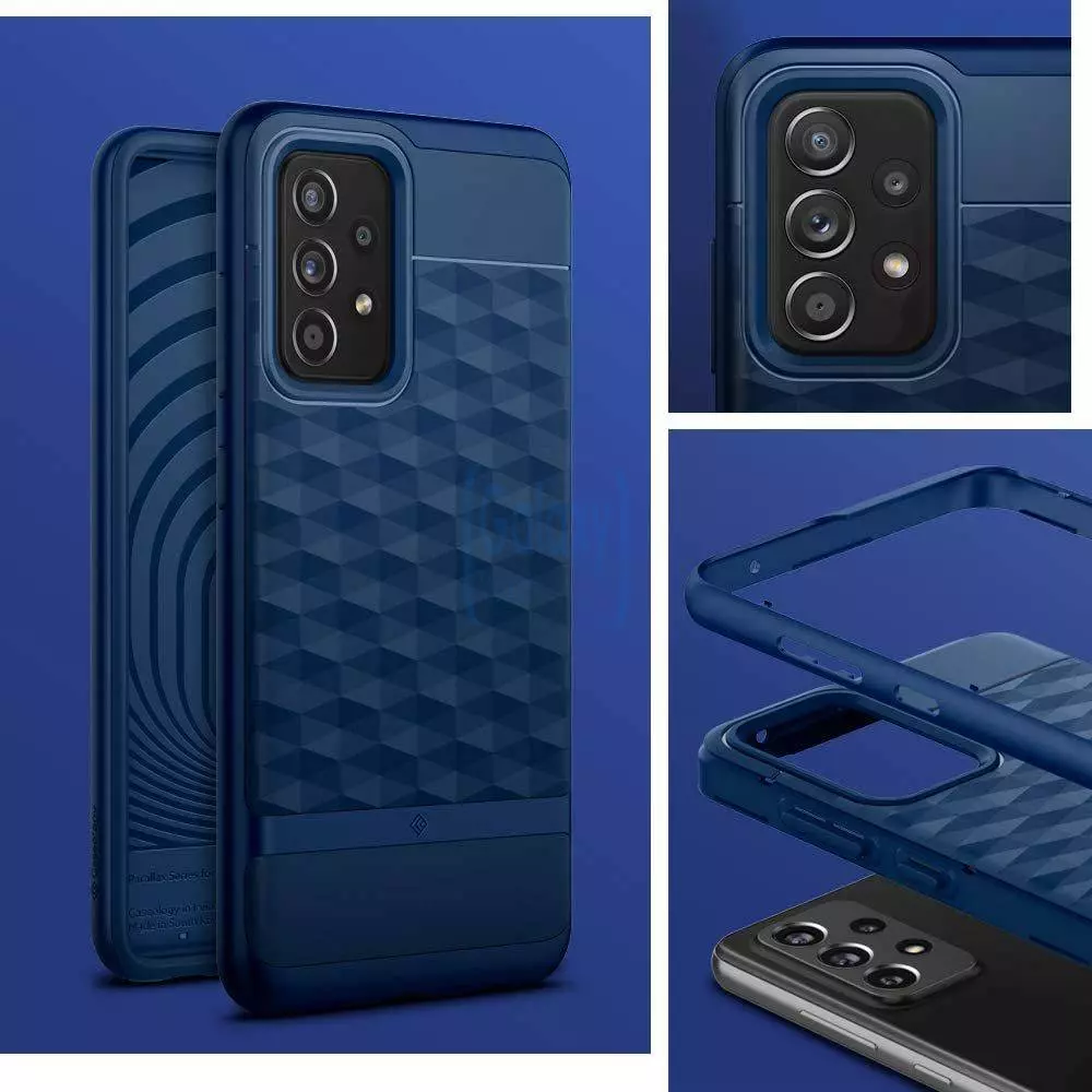 Чехол бампер Caseology Parallax для Samsung Galaxy A52 / A52s Blue (Синий) ACS02491