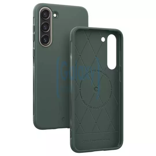 Противоударный чехол бампер Cyrill Ultra Color для Samsung Galaxy S23 Plus Kale (Темно Зеленый) ACS05697