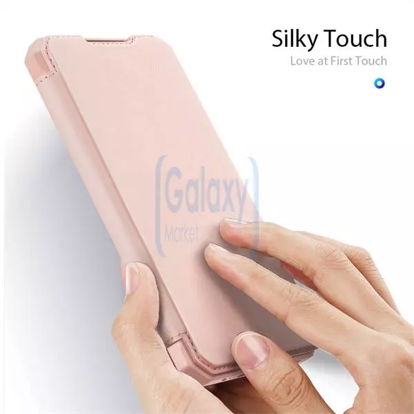 Чехол книжка для Samsung Galaxy A22 Dux Ducis Skin X Pink (Розовый) Чехол книжка для Samsung Galaxy A22 Dux Ducis Skin X Pink (Розовый)