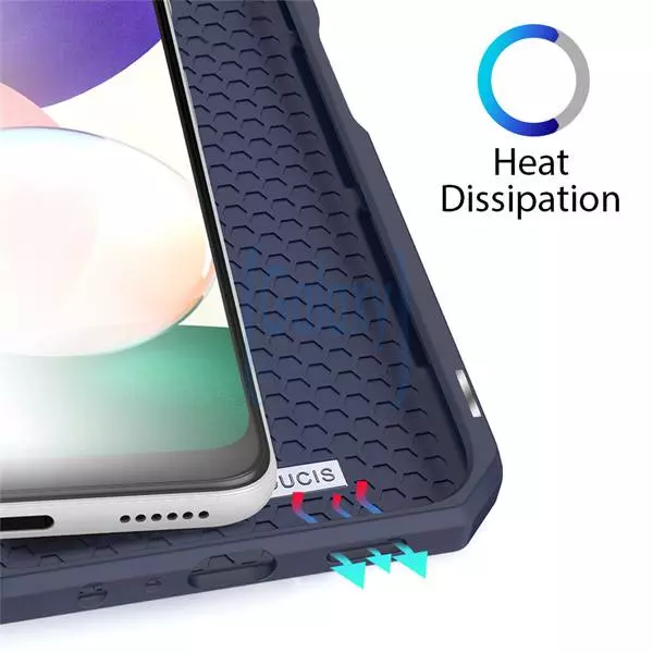 Чехол книжка для Samsung Galaxy M32 Dux Ducis Skin X Blue (Синий)