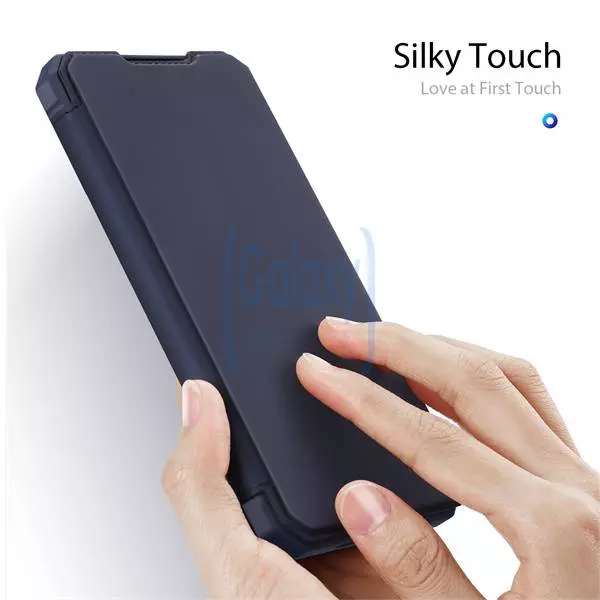 Чехол книжка для Samsung Galaxy S21 FE Dux Ducis Skin X Blue (Синий)