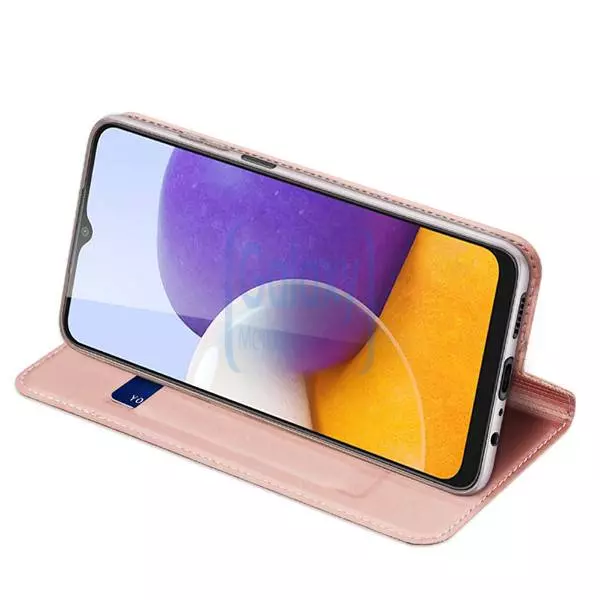 Чехол книжка для Samsung Galaxy M22 Dux Ducis Skin Pro Rose Gold (Розовое золото)