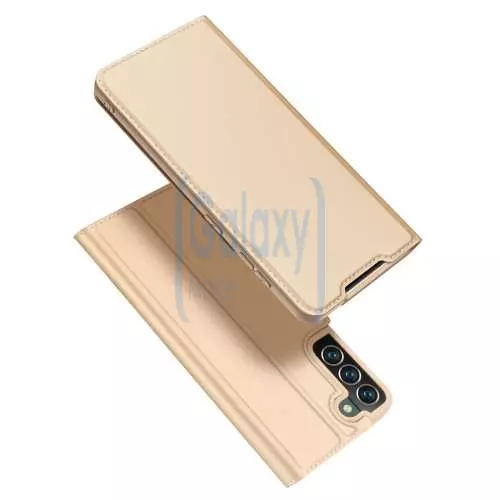 Чехол книжка для Samsung Galaxy S22 Plus Dux Ducis Skin Pro Gold (Золотой)