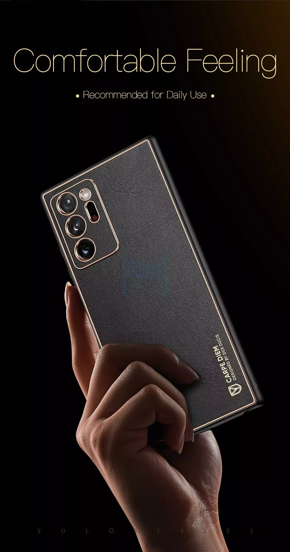 Чехол бампер для Samsung Galaxy Note 20 Ultra Dux Ducis Yolo Orange (Оранжевый)