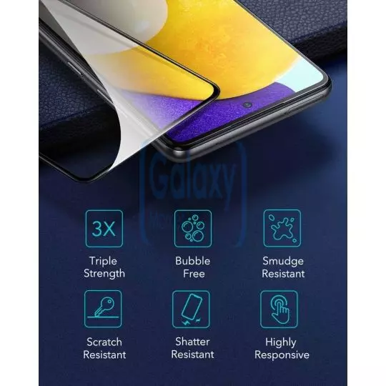 Защитное стекло для Samsung Galaxy A52 / A52s ESR Screen Shield 3D 2 Pack (2 шт. в комплекте) Black (Черный) 4894240144947