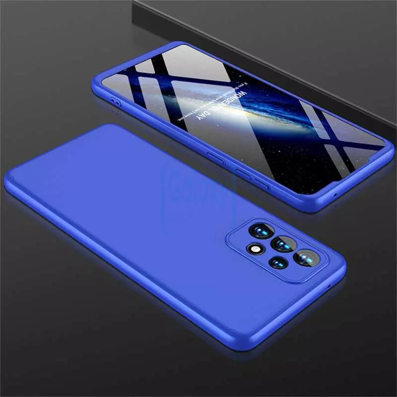 Ультратонкий чехол бампер для Samsung Galaxy A53 5G GKK Dual Armor Blue (Синий)
