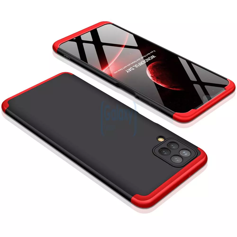 Ультратонкий чохол бампер для Samsung Galaxy M53 GKK Dual Armor Black / Silver (Чорний / Сріблястий)