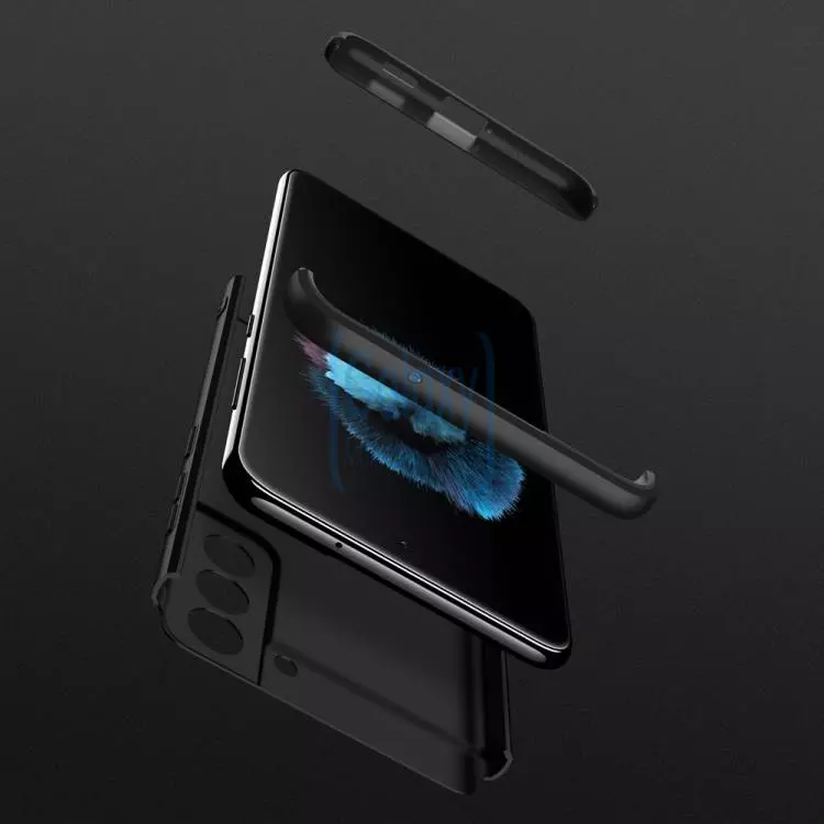 Ультратонкий чохол бампер для Samsung Galaxy S21 FE GKK Dual Armor Blue (Синій)