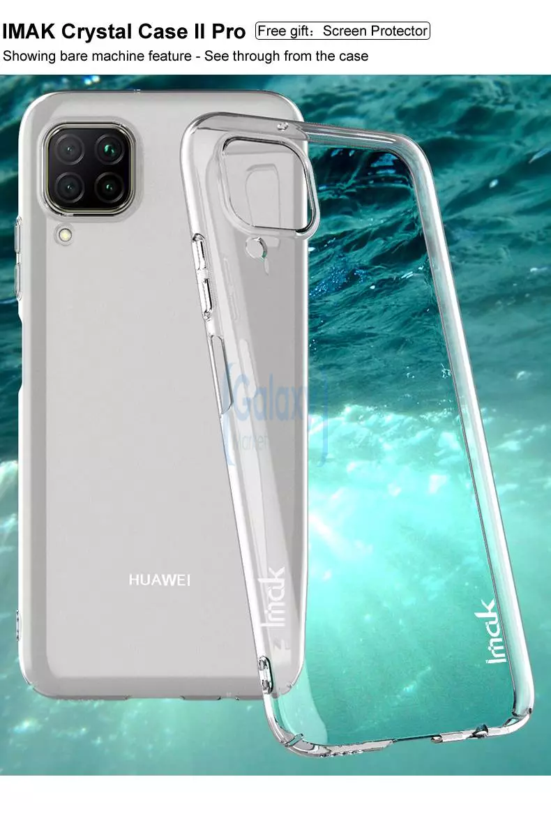 Чехол бампер для Samsung Galaxy M32 Imak Crystal Crystal Clear (Прозрачный)