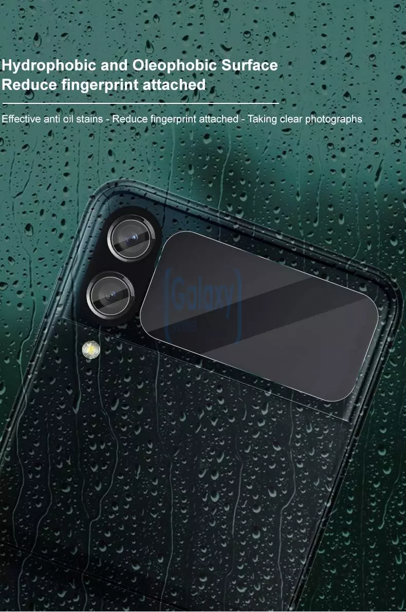 Защитное стекло на камеру для Samsung Galaxy Z Flip 3 Imak Camera Glass Crystal Clear (Прозрачный) 6957476859448