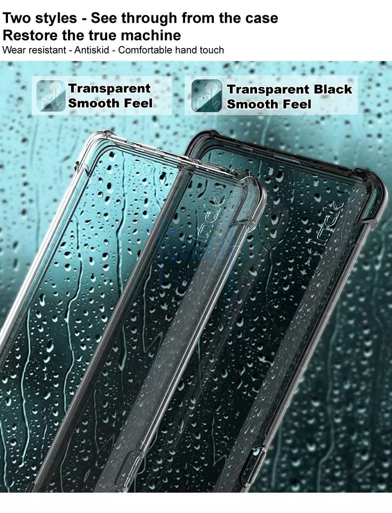 Чехол бампер для Samsung Galaxy A22 Imak Shock Crystal Clear (Прозрачный)