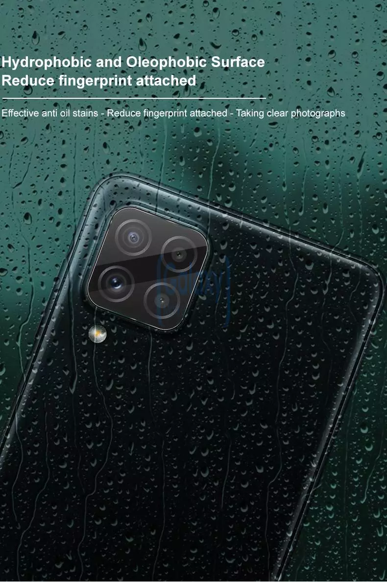 Защитное стекло на камеру для Samsung Galaxy M32 Imak Camera Glass Crystal Clear (Прозрачный)