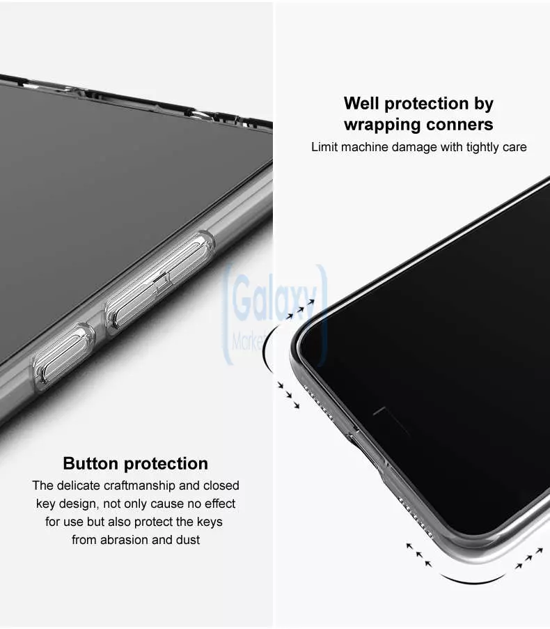 Чехол бампер для Samsung Galaxy A53 5G Imak Air Transparent (Прозрачный)