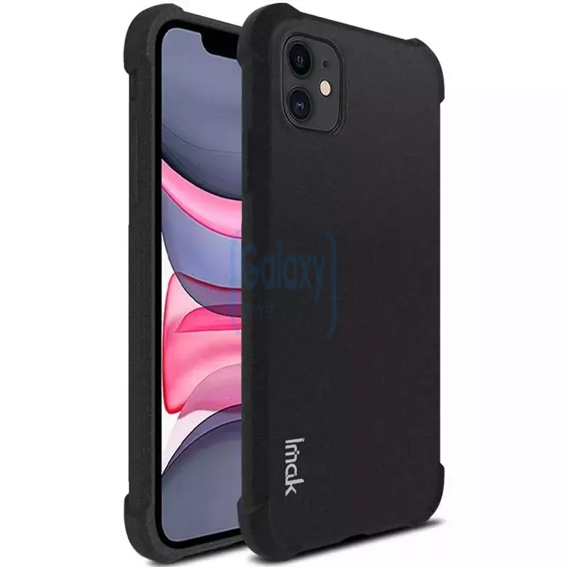 Протиударний чохол бампер для Samsung Galaxy Xcover 6 Pro Imak Shock Matte Black (Матовий Чорний)