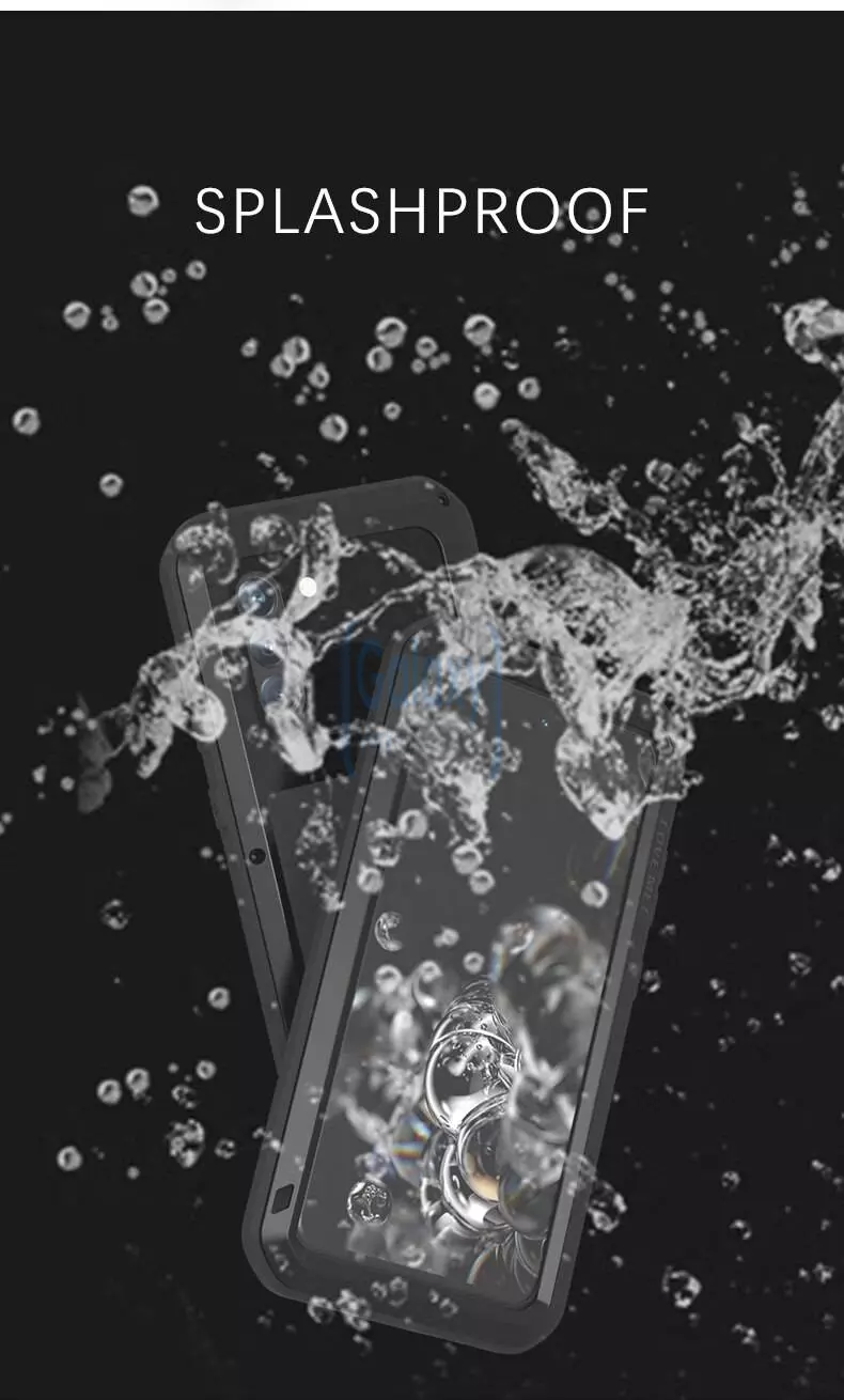 Чехол бампер для Samsung Galaxy S21 FE Love Mei PowerFull Silver (Серебристый)