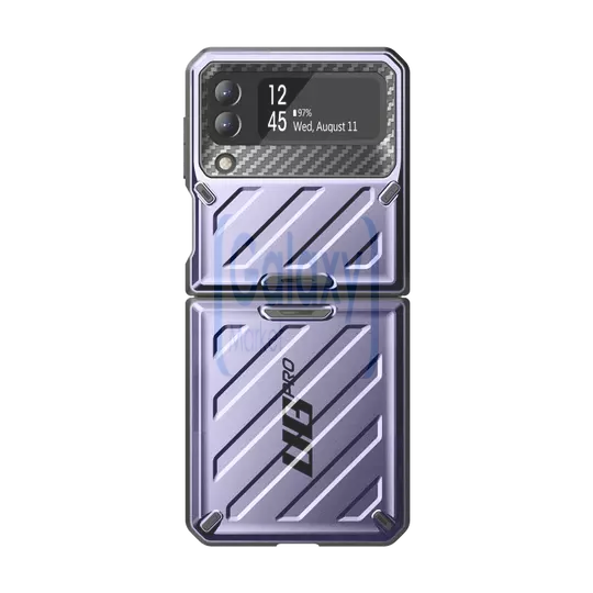 Противоударный чехол бампер Supcase Unicorn Beetle PRO для Samsung Galaxy Flip 4 Purple (Фиолетовый)