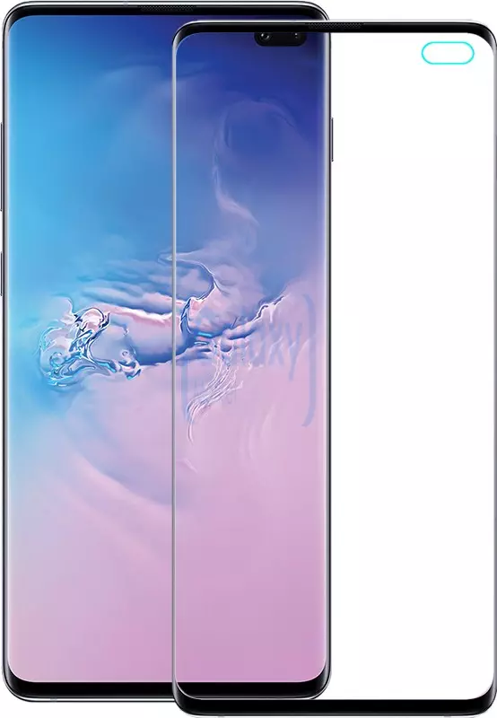 Защитное стекло Mocolo Full Cover Tempered Glass Protector (полное покрытие экрана) для Samsung Galaxy S10 Black (Черный)