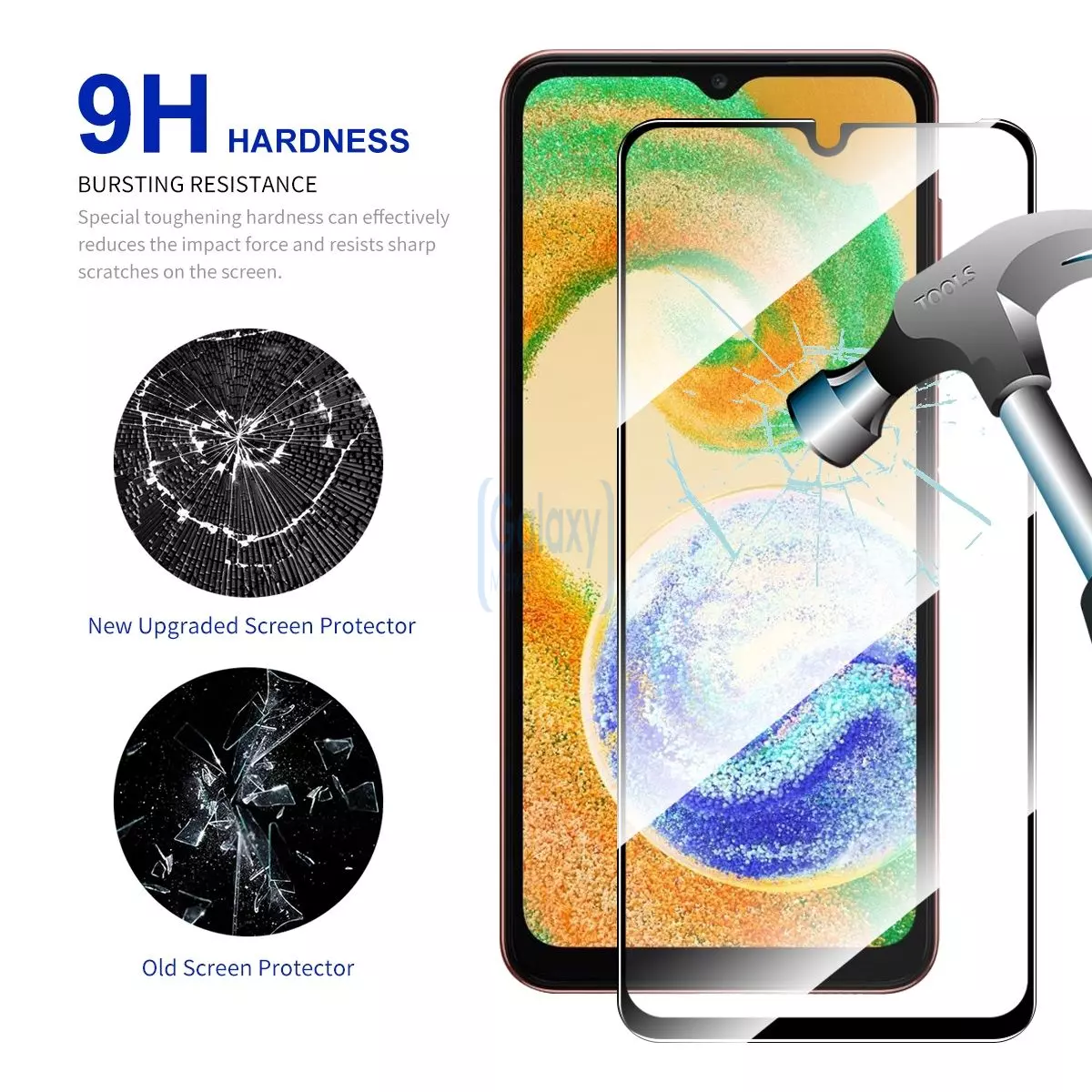 Захисне скло для Samsung Galaxy A04 Mocolo UV Glass (клей + ультрафіолетова лампа) Transparent (Прозорий)