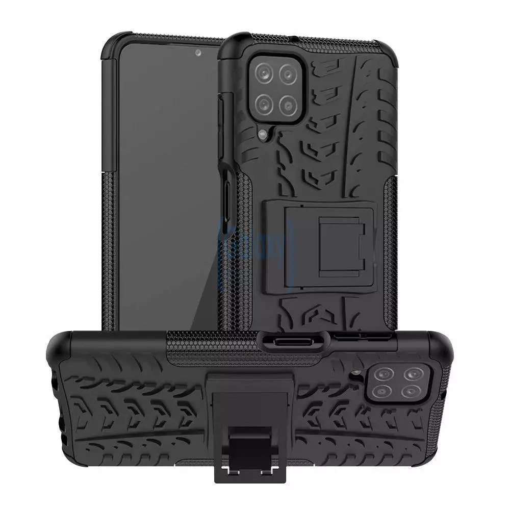 Протиударний чохол бампер для Samsung Galaxy M53 Nevellya Case (вбудована підставка) Pink (Рожевий)