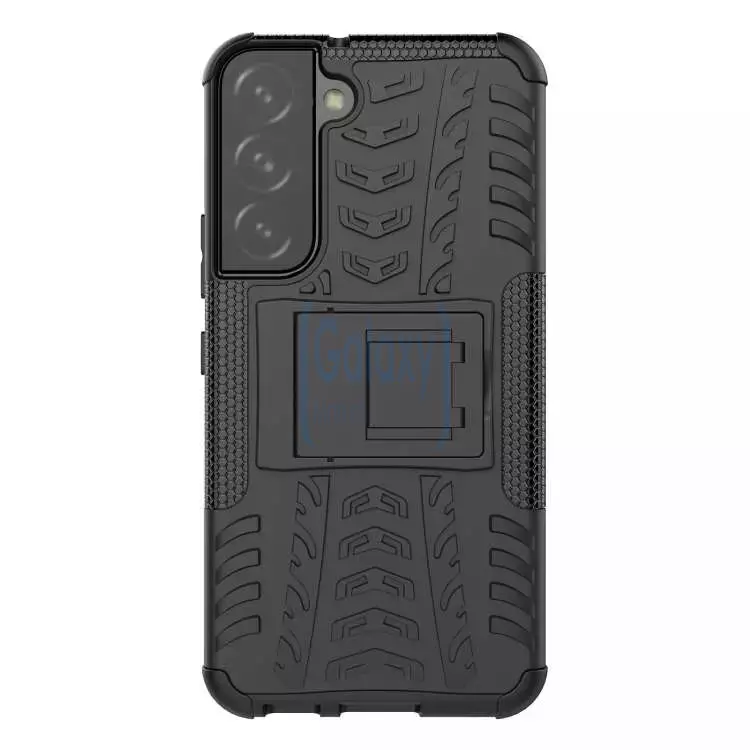 Протиударний чохол бампер для Samsung Galaxy S23 Nevellya Case (вбудована підставка) Purple (Пурпурний)