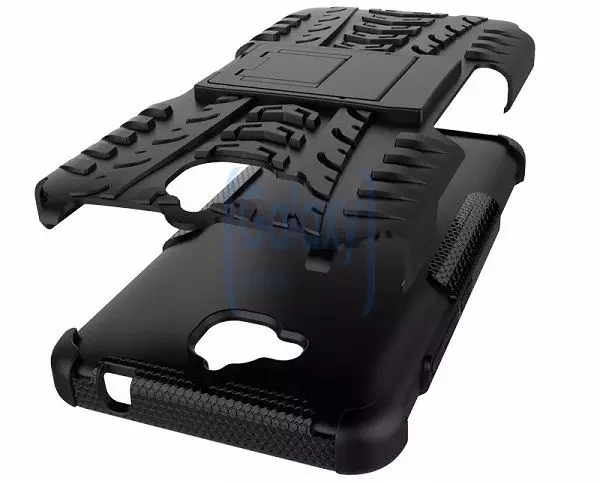 Противоударный чехол бампер для Samsung Galaxy S23 Ultra Nevellya Case (встроенная подставка) Green (Зеленый)