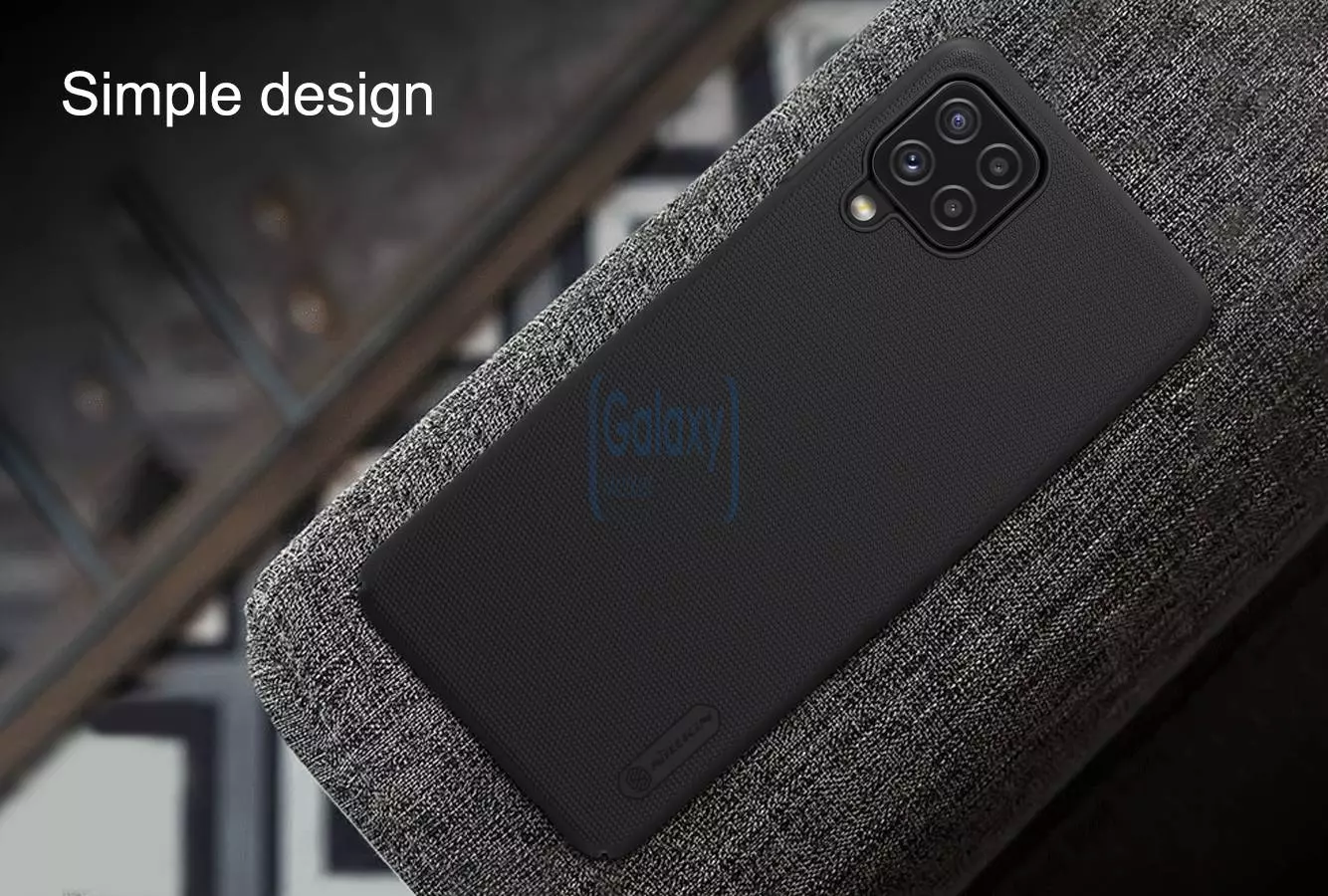 Чехол бампер для Samsung Galaxy M32 Nillkin Super Frosted Shield Black (Черный)