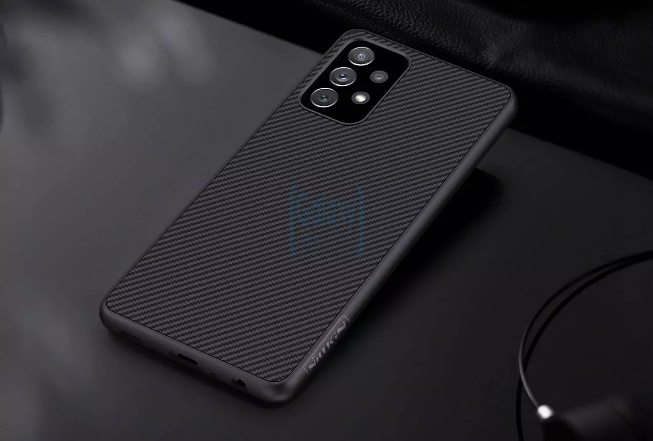 Чехол бампер для Samsung Galaxy A72 Nillkin Textured Black (Черный)