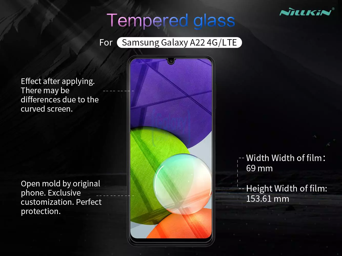 Защитная пленка для смартфона для Samsung Galaxy M22 Nillkin Matte Film Crystal Clear (Прозрачный)