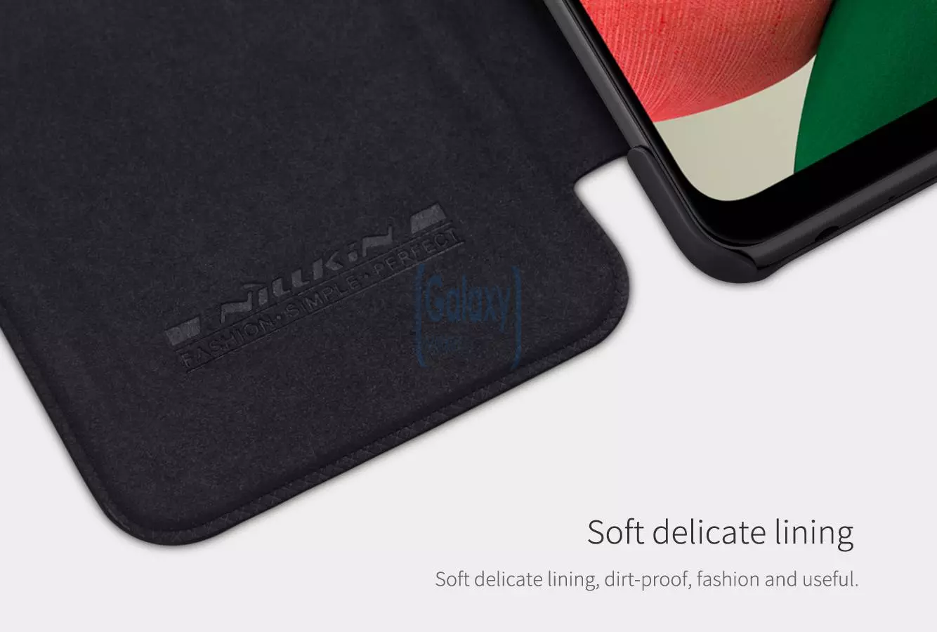 Чехол книжка для Samsung Galaxy M22 Nillkin Qin Red (Красный)