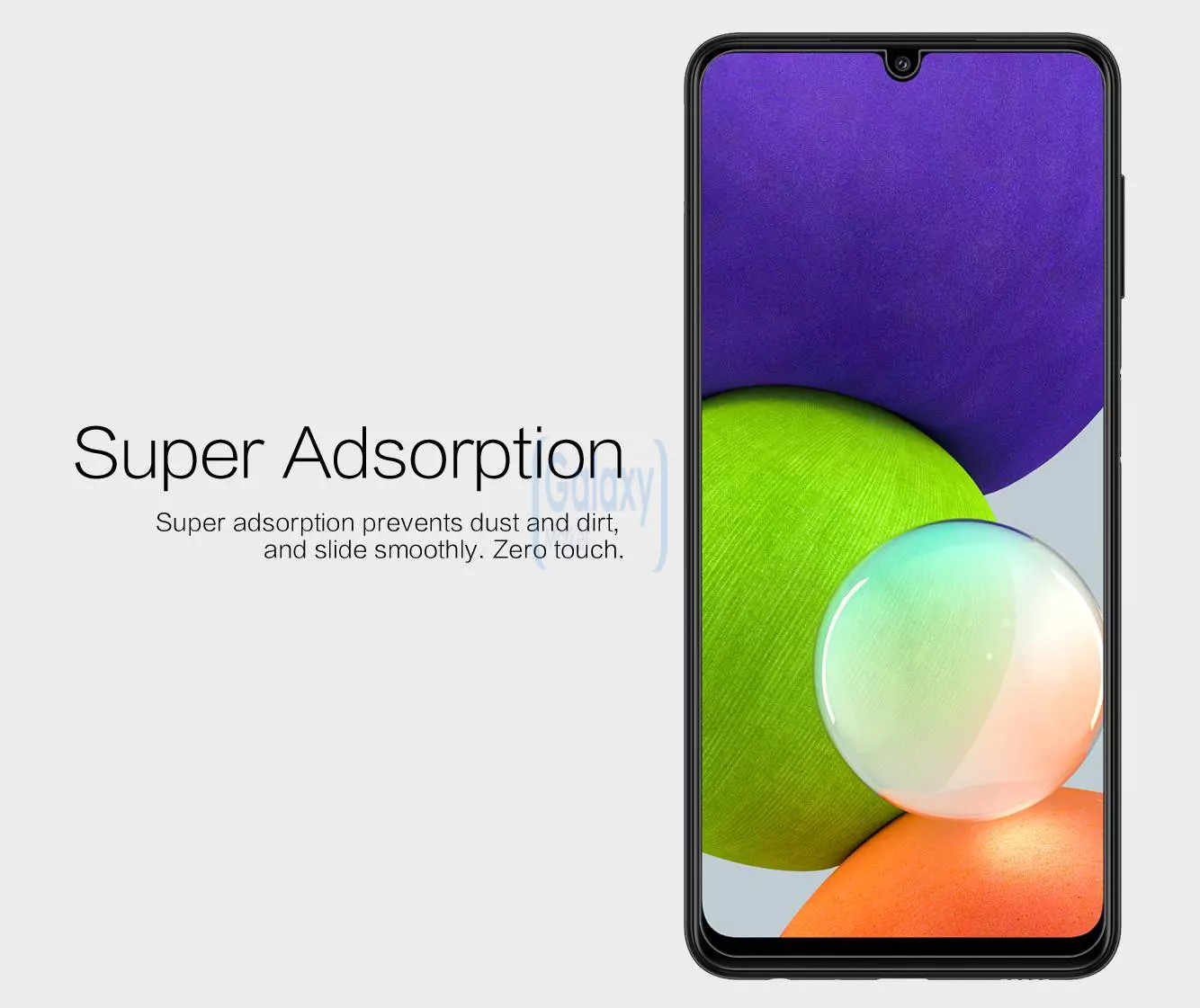 Защитная пленка для смартфона для Samsung Galaxy M22 Nillkin Anti-Fingerprint Film Crystal Clear (Прозрачный)