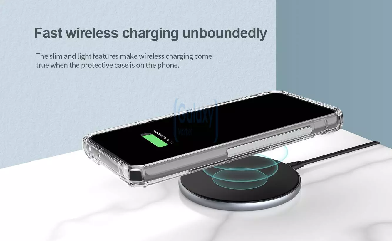 Чехол бампер Nillkin TPU Nature Pro для Samsung Galaxy A53 5G Blue (Синий)