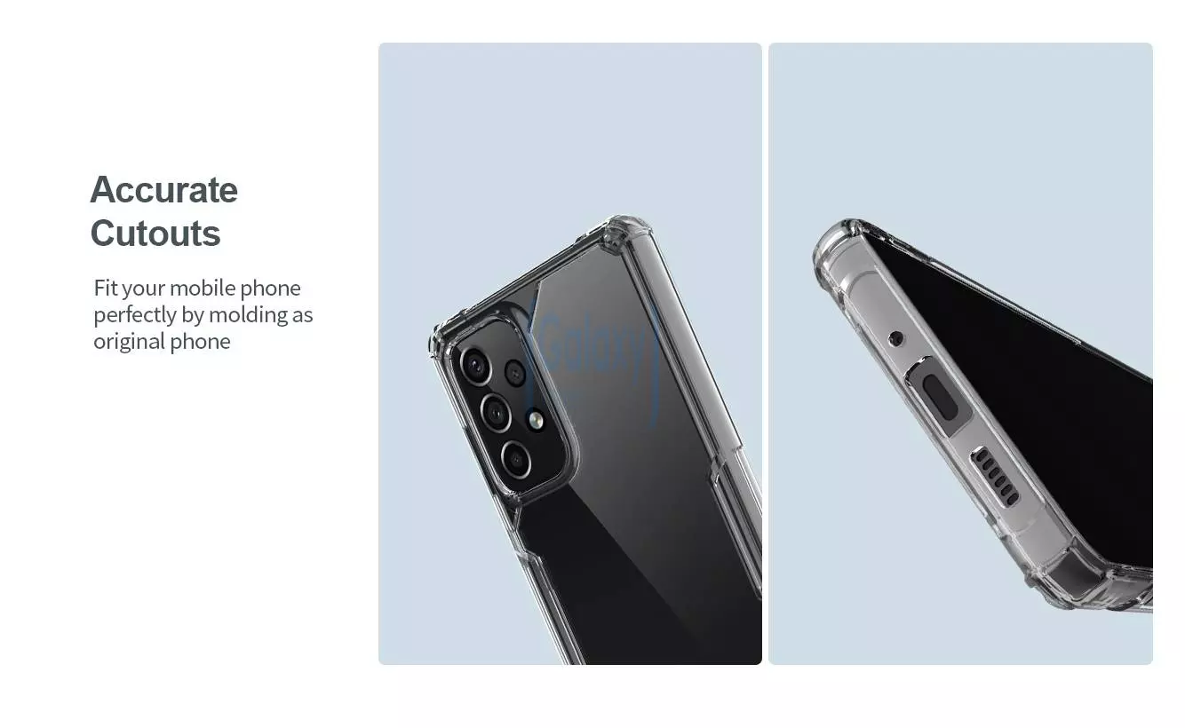 Чехол бампер Nillkin TPU Nature Pro для Samsung Galaxy A53 5G Blue (Синий)