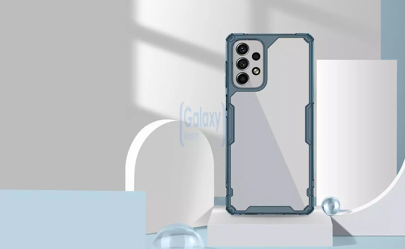 Чехол бампер Nillkin TPU Nature Pro для Samsung Galaxy A53 5G Blue (Синий)