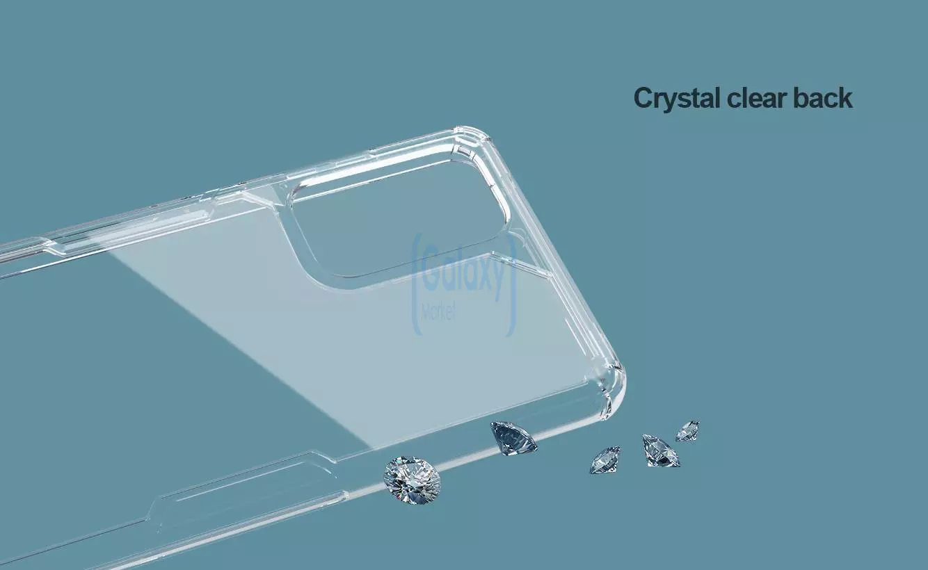 Чехол бампер Nillkin TPU Nature Pro для Samsung Galaxy A53 5G Blue (Синий)