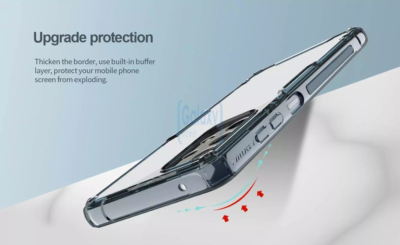 Чехол бампер Nillkin TPU Nature Pro для Samsung Galaxy A53 5G Blue (Синий)