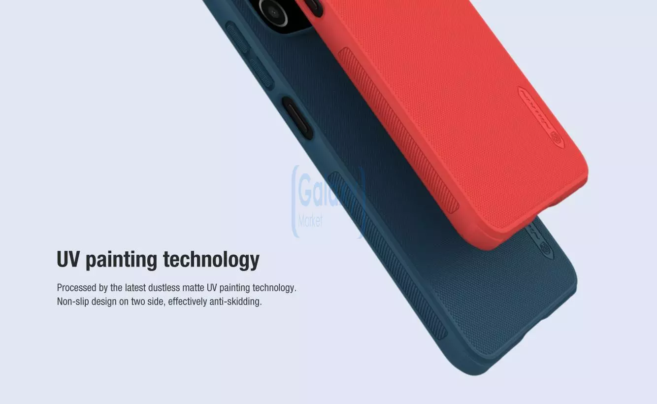 Противоударный чехол бампер Nillkin Super Frosted Shield Pro для Samsung Galaxy A53 5G Red (Красный)