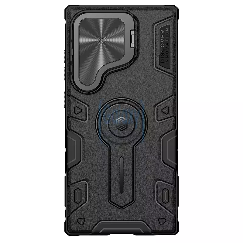 Чехол бампер Nillkin CamShield Armor Prop (шторка на камеру) для Samsung Galaxy S24 Ultra Black (Черный) Чехол бампер Nillkin CamShield Armor Prop (шторка на камеру) для Samsung Galaxy S24 Ultra Black (Черный)