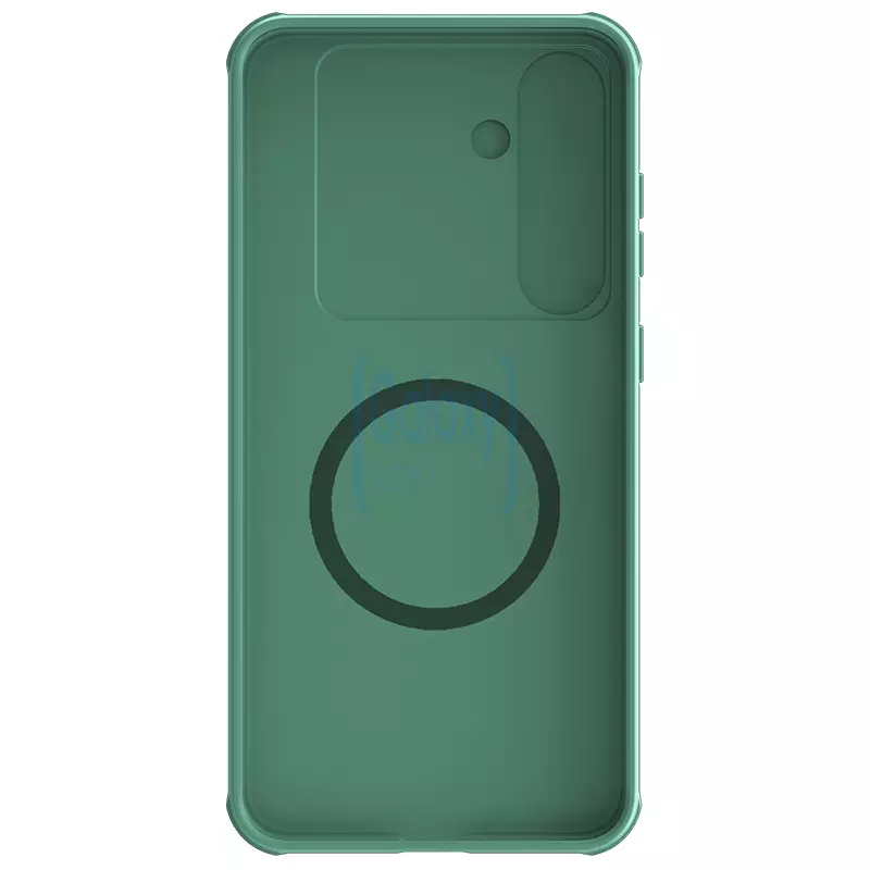 Протиударний чохол бампер Nillkin CamShield Pro Magnetic (шторка на камеру) для Samsung Galaxy S24 Plus Deep Green (Зелений)