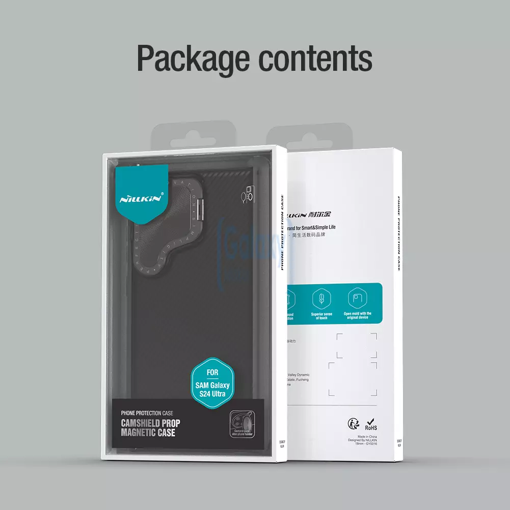 Чехол бампер Nillkin CamShield Prop Magnetic для Samsung Galaxy S24 Ultra Black (Черный)