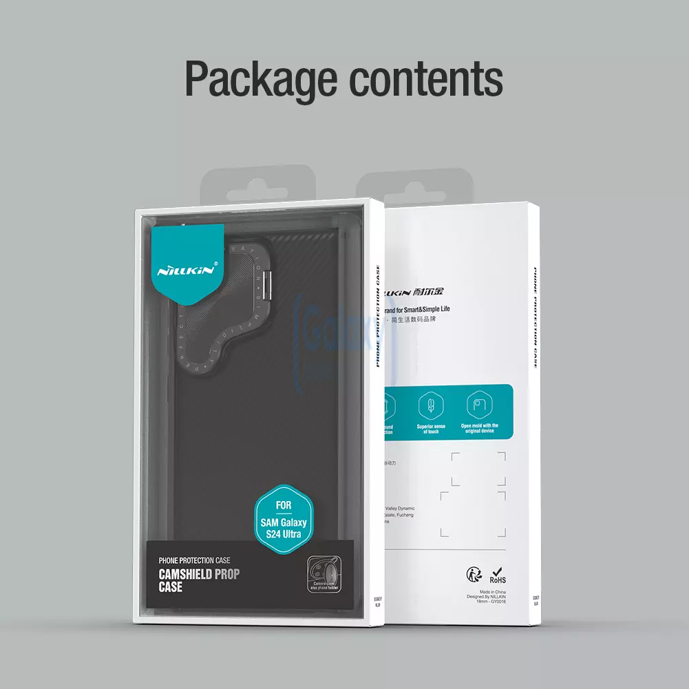 Чохол бампер Nillkin CamShield Prop для Samsung Galaxy S24 Ultra Black (Чорний) Чохол бампер Nillkin CamShield Prop для Samsung Galaxy S24 Ultra Black (Чорний)