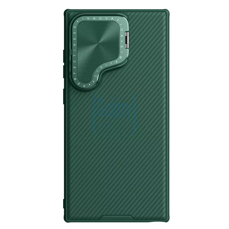 Чехол бампер Nillkin CamShield Prop для Samsung Galaxy S24 Ultra Deep Green (Зеленый) Чехол бампер Nillkin CamShield Prop для Samsung Galaxy S24 Ultra Deep Green (Зеленый)