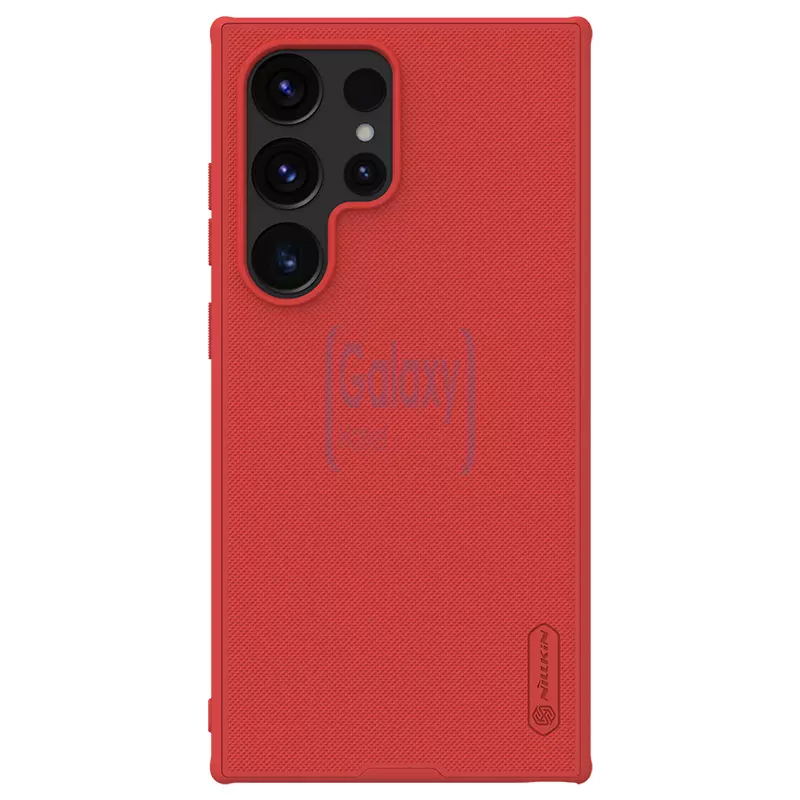 Протиударний чохол бампер Nillkin Super Frosted Shield Pro для Samsung Galaxy S24 Ultra Red (Червоний) Протиударний чохол бампер Nillkin Super Frosted Shield Pro для Samsung Galaxy S24 Ultra Red (Червоний)