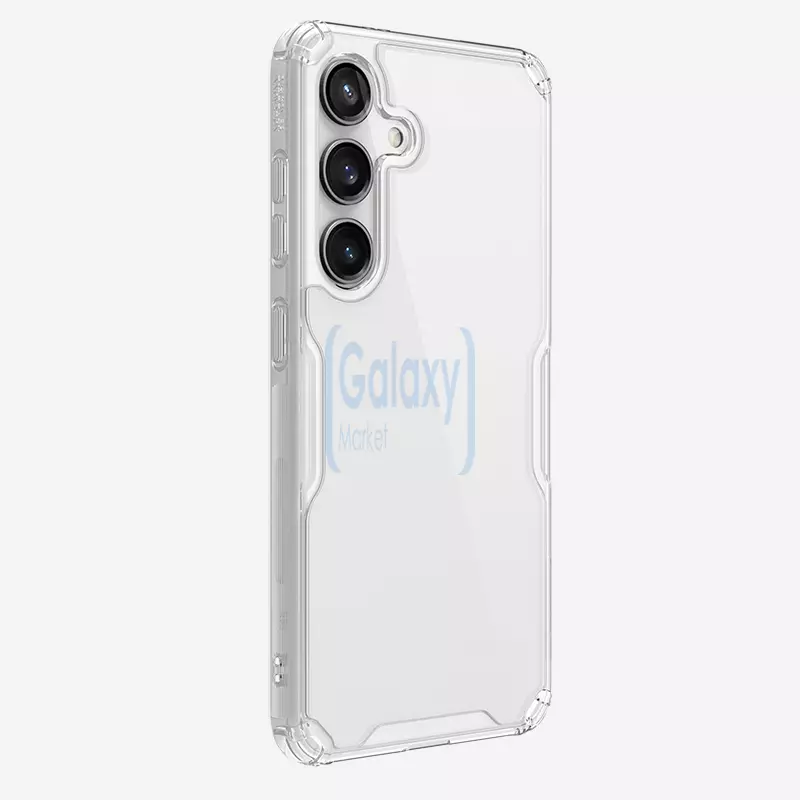 Чехол бампер Nillkin TPU Nature Pro для Samsung Galaxy S24 Plus White (Белый)