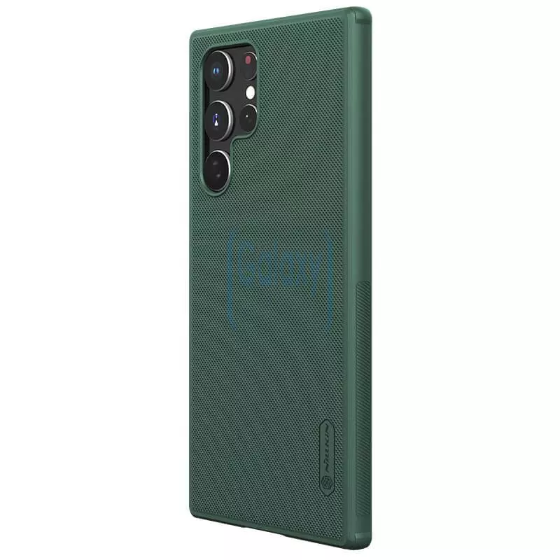 Протиударний чохол бампер Nillkin Super Frosted Shield Pro для Samsung Galaxy S23 Ultra Green (Зелений)