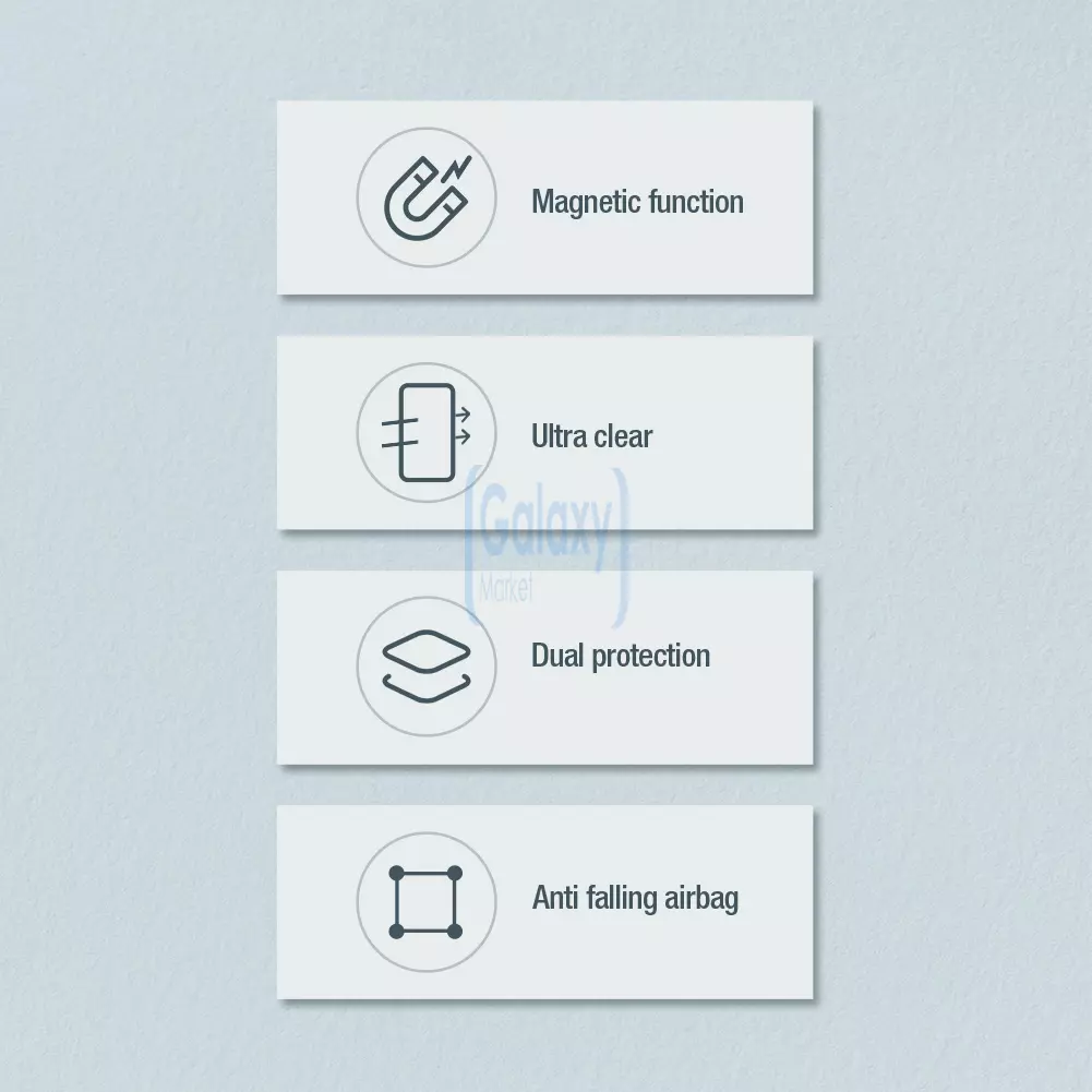 Чохол бампер Nillkin TPU Nature Pro Magnetic для Samsung Galaxy S24 Ultra White (Білий)