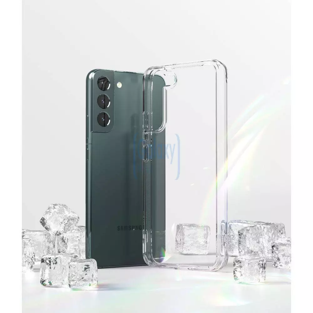 Противоударный чехол бампер Ringke Fusion для Samsung Galaxy S22 Plus Transparent (Прозрачный)